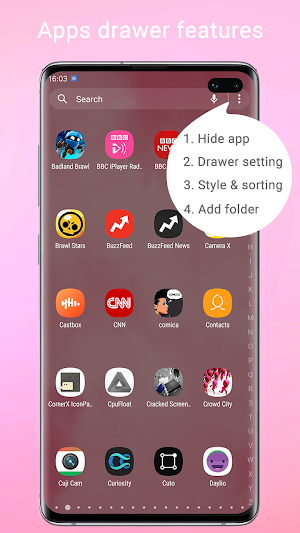 Super S10 Launcher for Galaxy S8/S9/S10/J launcher Screenshot 1