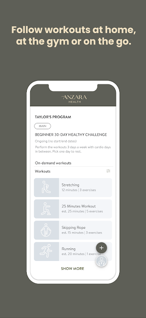 Anzara Health App Screenshot 2