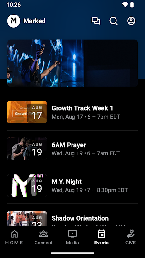 Marked Church App Screenshot 3