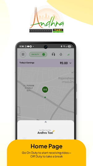 Andhra Taxi Partner Screenshot 2