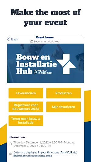 Bouw en Installatie Hub Screenshot 1