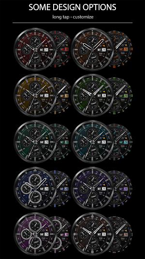 WFP 308 analog watch face Screenshot 1