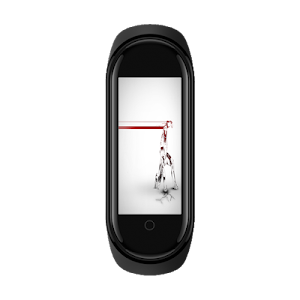 MiB4 - Iron Man Wallpaper for Mi Band 4 Screenshot 1