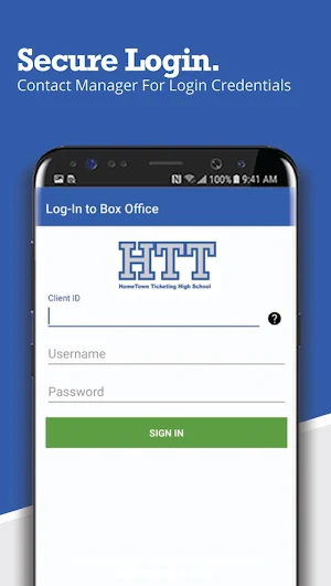 HomeTownTix Ticket Scanner Screenshot 1