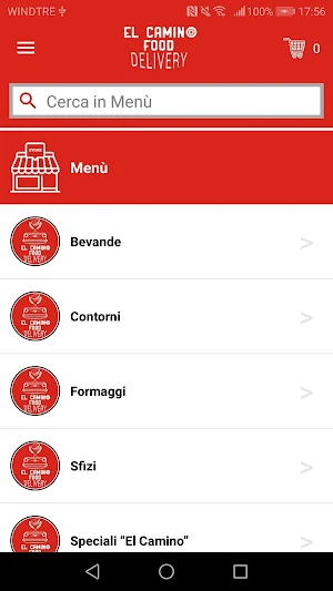El Camino Food Delivery Screenshot 2