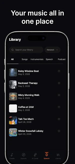 AI Song Generator: easyMusic Screenshot 3