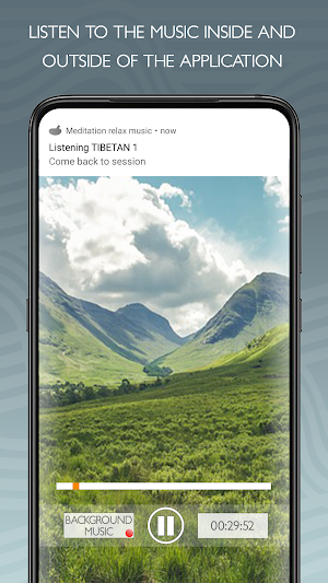 Relaxing music for meditation - sounds to sleep Screenshot 1