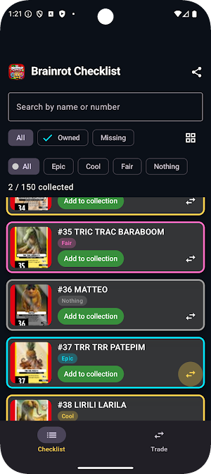 Brainrot TCG Collector Cards Screenshot 0