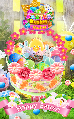Easter Bunny Basket Maker Kids Screenshot 2