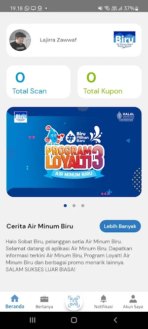 Air Minum Biru Screenshot 0