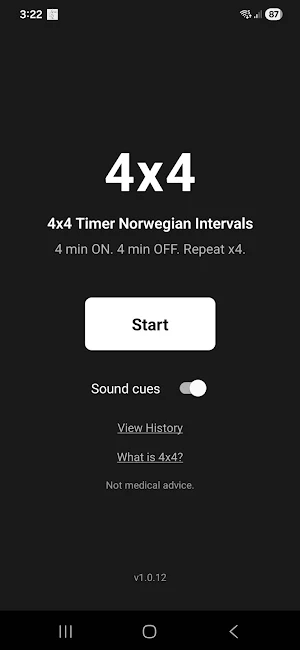 4x4 Intervals Training Norway Screenshot 0