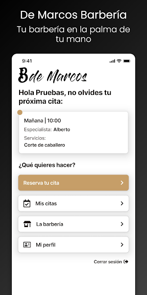 De Marcos Barbería Screenshot 0