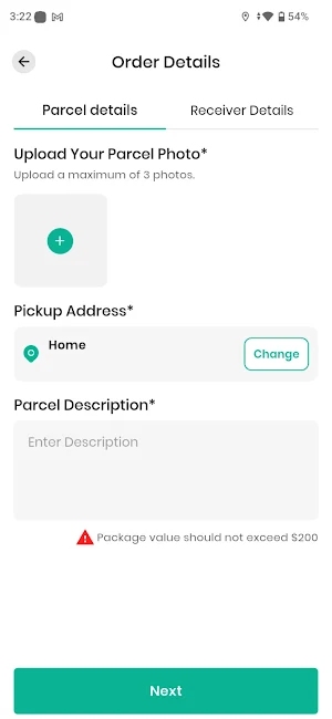 Ready Parcel Screenshot 1