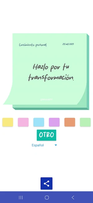 MotivApp Screenshot 1