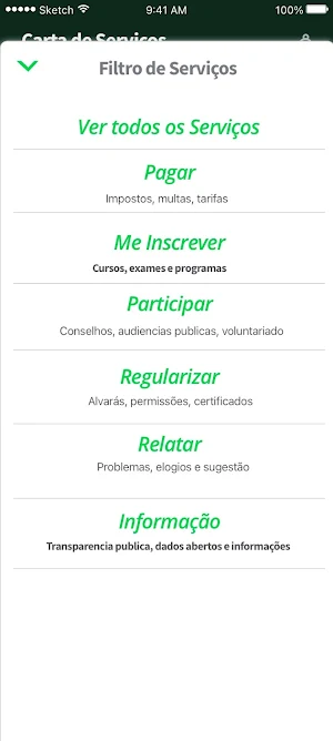 Guia de Serviços Santos Screenshot 2