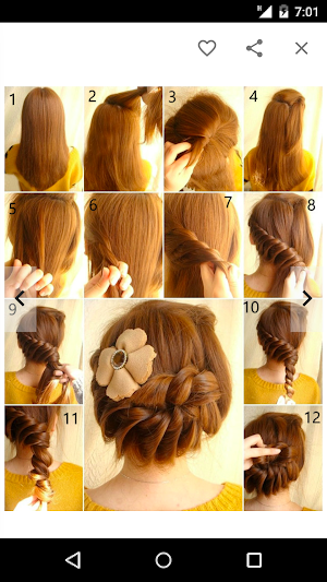 Girls Hairstyles Step by Step Screenshot 1