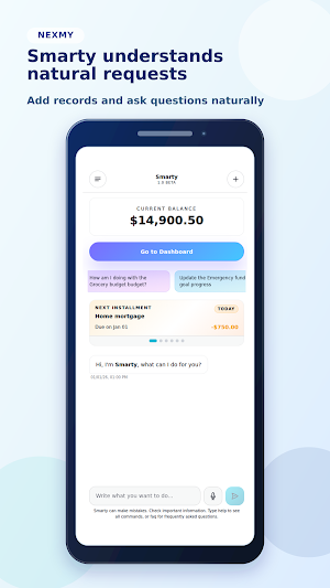 Nexmy: Budget & Expenses Screenshot 0