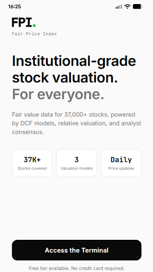 FPI: Fair Price Index Screenshot 0