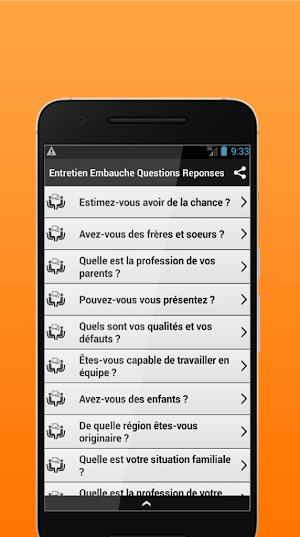 Entretien RH : Questions Réponses Screenshot 1