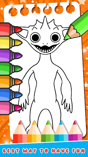 Garten in BanBan 4 Coloring Screenshot 2