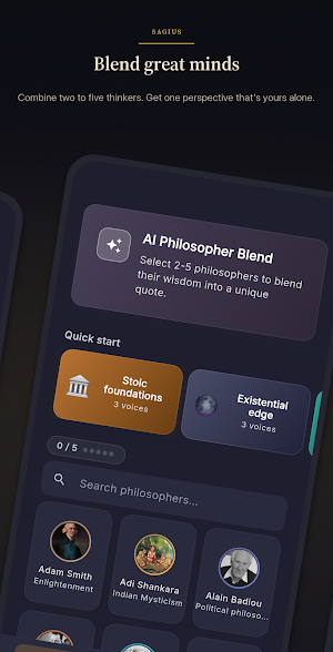 Sagius: Stoic Philosopher AI Screenshot 3