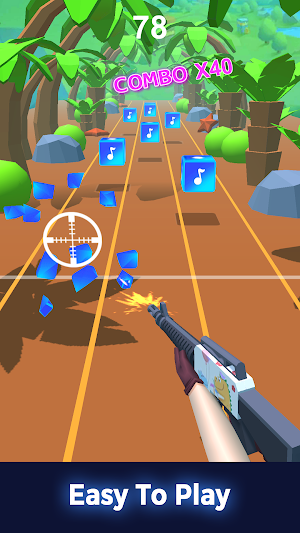 Magic Shoot 3D:EDM Gun Rush Screenshot 1