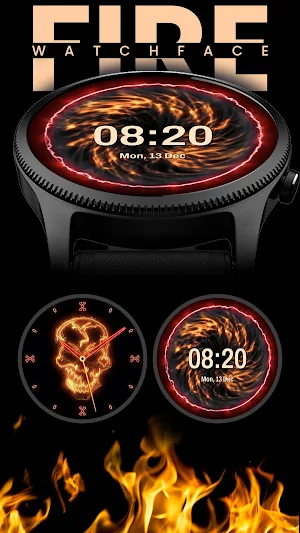 Fire Watch Faces - Animated Screenshot 2