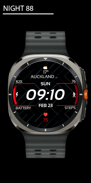 Night 88 - watch face Screenshot 0