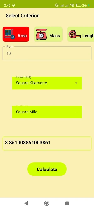 Unit converter Screenshot 1
