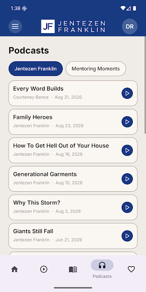 Jentezen Franklin App Screenshot 3