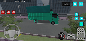 truck simulator antar provinsi Screenshot 1