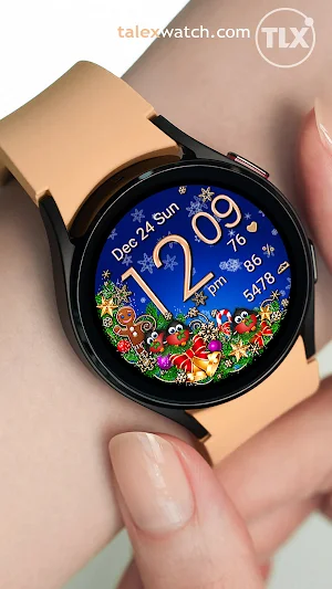 Christmas Snow Watch Face Screenshot 2