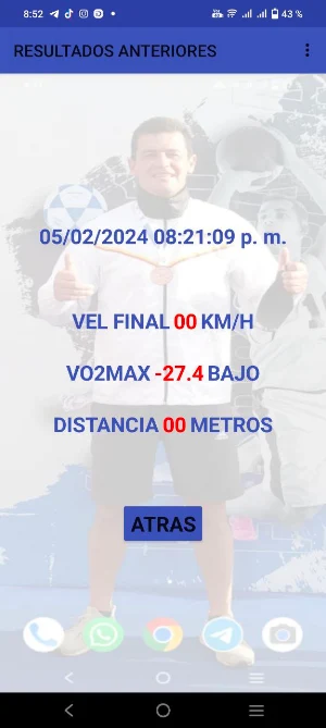 TEST DE LEGER Screenshot 2