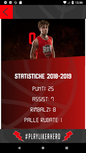 RBR APP - Rinascita Basket Rim Screenshot 3