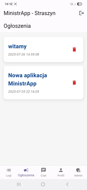 MinistrApp - Straszyn Screenshot 1
