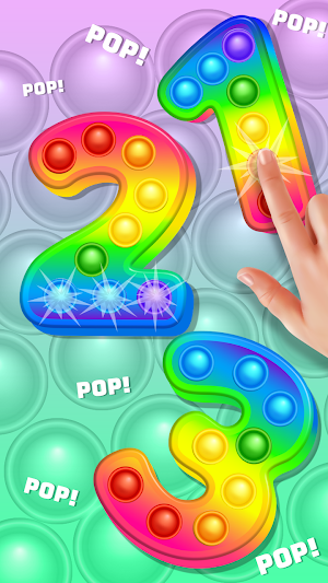 Kids Pop it Education Toy Game Screenshot 2