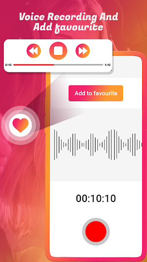 Audio recording with voice mem Screenshot 3
