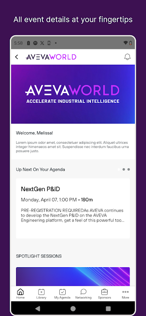 AVEVA Events Screenshot 0