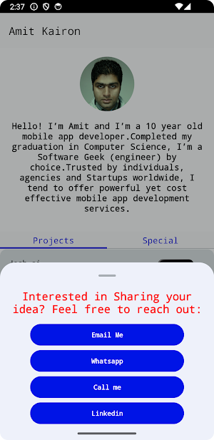 Dev Portfolio Screenshot 2
