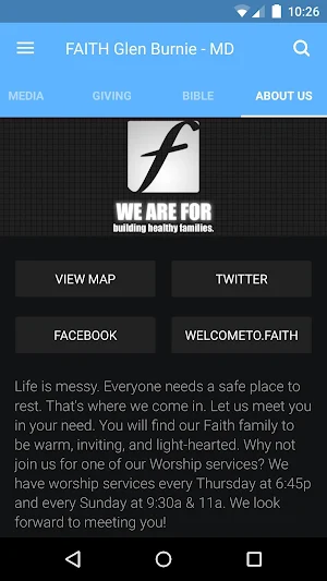 Faith Glen Burnie Screenshot 2