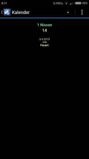 Jisrael Kalender Screenshot 0