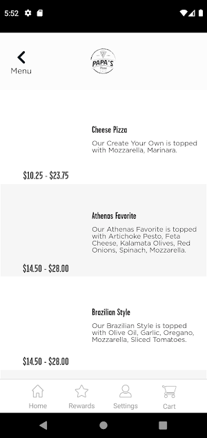 Papas Pizza Cafe Screenshot 2