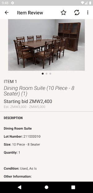 ABC Auctions Zambia Screenshot 2