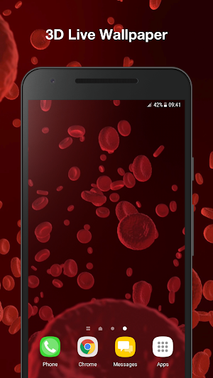 Blood Cells Live Wallpaper Screenshot 0