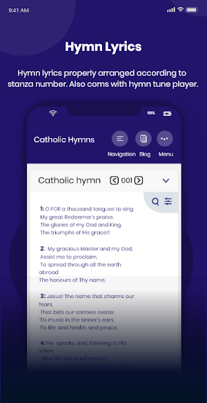 Catholic hymn book Screenshot 3