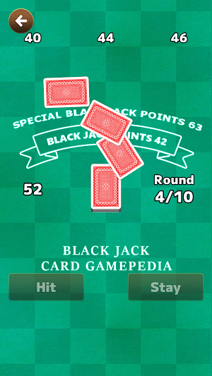 Black Jack : Card Gamepedia Screenshot 2