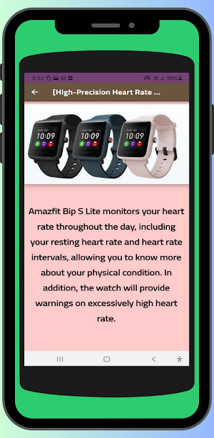Amazfit Bip S Lite guide Screenshot 0