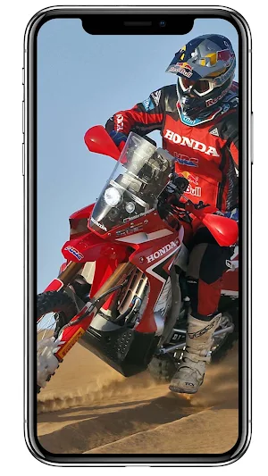 Cool Rally Motocross Wallpaper Screenshot 1
