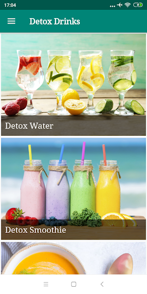 Healthy Detox Cleansing Drinks Recipes Screenshot 0