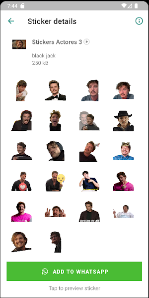 Stickers de Actores Screenshot 3